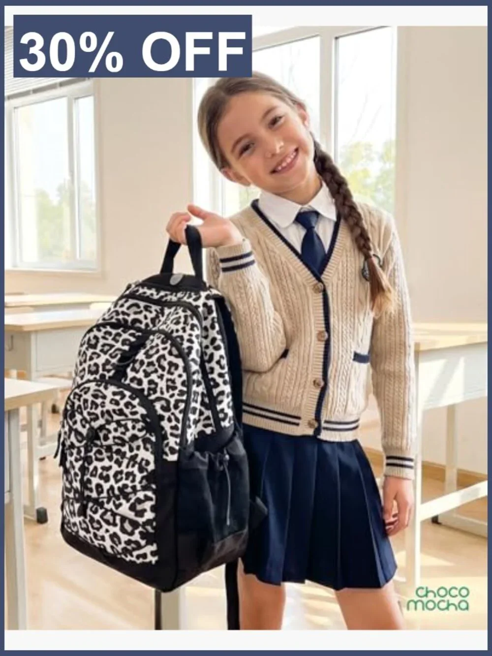Teen Girl Backpack - 18 Inch Travel School Laptop Bookbag for Middle School